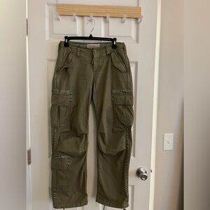 Abercrombie & Fitch Sage Green Cargo Pants